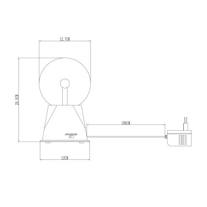 Globo - LED stalinis šviestuvas LED/3,6W/230V