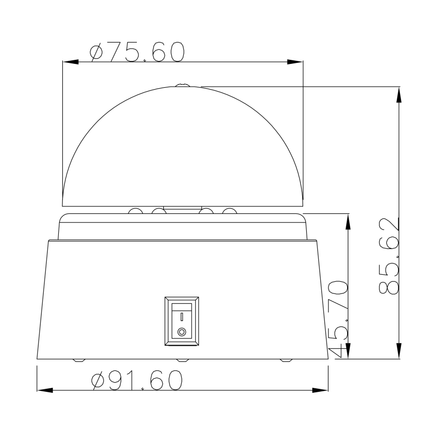 Globo 28014 - Dekoratyvinis LED šviestuvas DISCO 6xLED/0.06W/3xAA