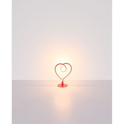 Globo - LED stalinis šviestuvas LED/6W/230V raudona