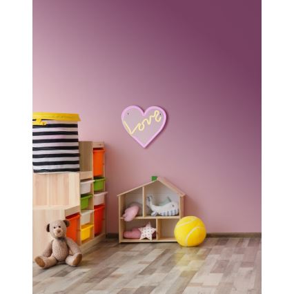 Globo - LED Neoninė sienų apdaila LED/3W/USB širdis