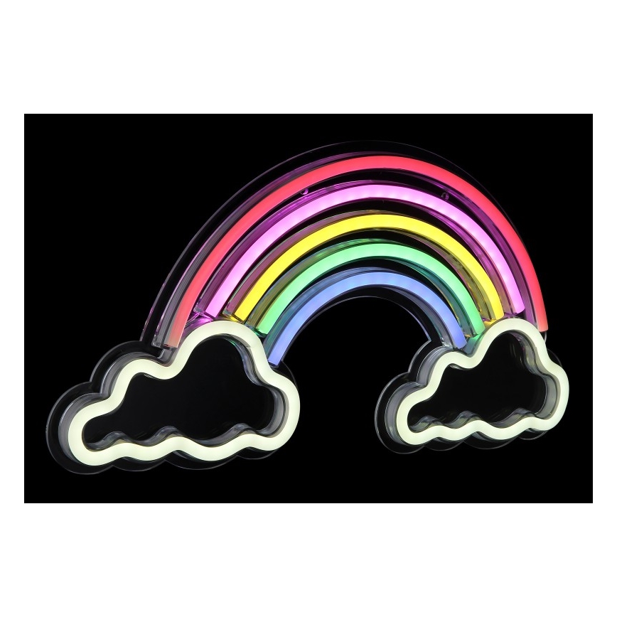 Globo - LED neono sienos dekoracija LED/3W/USB vaivorykštė