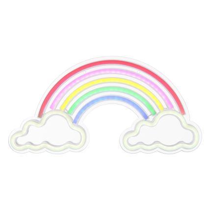 Globo - LED neono sienos dekoracija LED/3W/USB vaivorykštė
