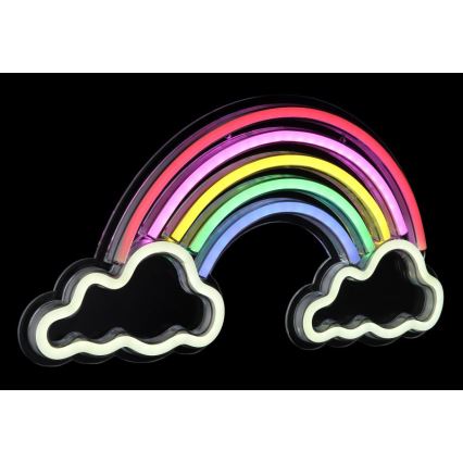 Globo - LED Neoninė sienų apdaila LED/3W/USB vaivorykštė