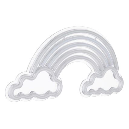 Globo - LED Neoninė sienų apdaila LED/3W/USB vaivorykštė