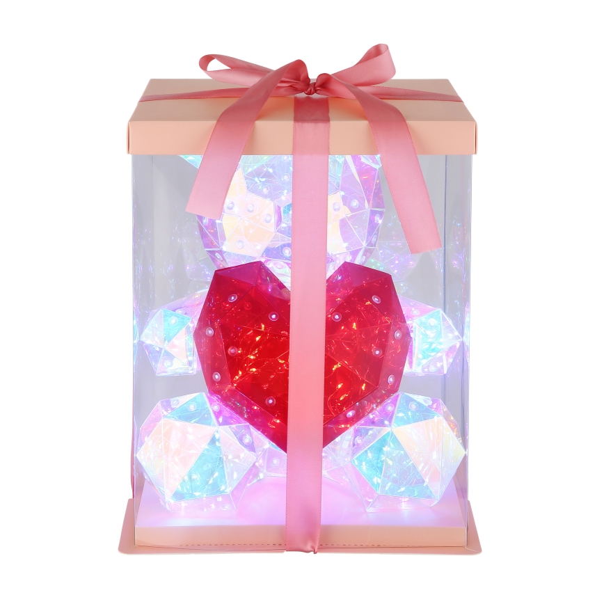 Globo - LED stalinė dekoracija dovaninėje pakuotėje LED/6W/5V USB meškiukas