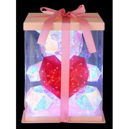 Globo - LED stalinė dekoracija dovaninėje pakuotėje LED/6W/5V USB meškiukas