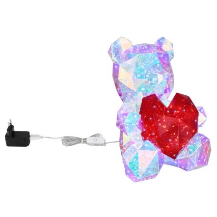 Globo - LED stalinė dekoracija dovaninėje pakuotėje LED/6W/5V USB meškiukas