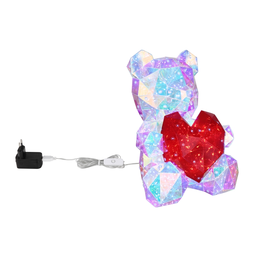 Globo - LED stalinė dekoracija dovaninėje pakuotėje LED/6W/5V USB meškiukas