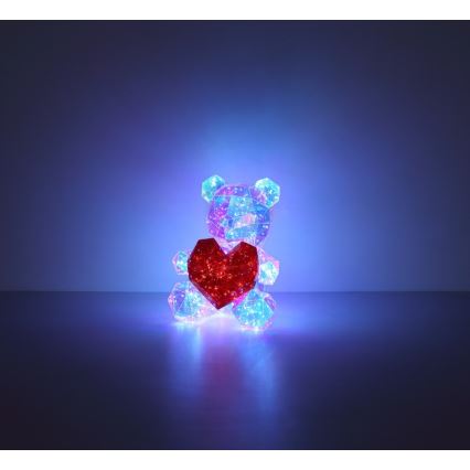 Globo - LED stalinė dekoracija dovaninėje pakuotėje LED/6W/5V USB meškiukas