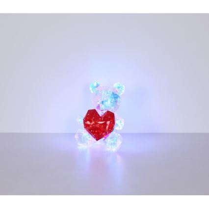 Globo - LED stalinė dekoracija dovaninėje pakuotėje LED/6W/5V USB meškiukas