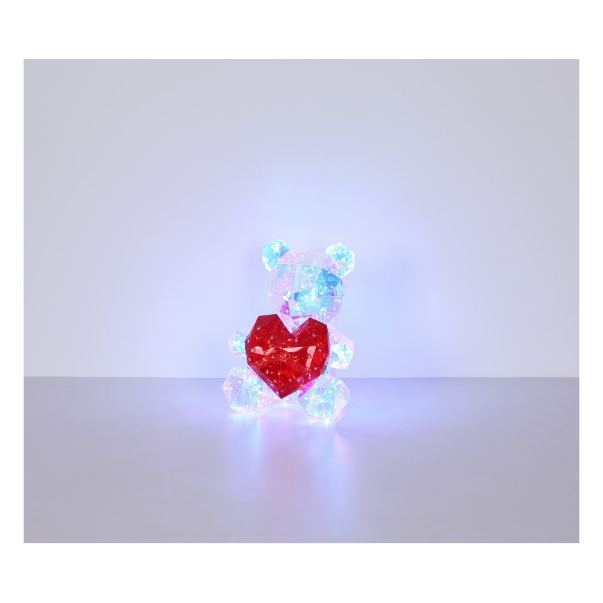 Globo - LED stalinė dekoracija dovaninėje pakuotėje LED/6W/5V USB meškiukas