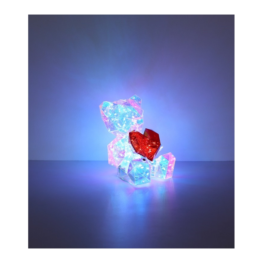 Globo - LED Pritemdomas įkraunamas stalas dekoracija LED/3W/5V 1200 mAh meška