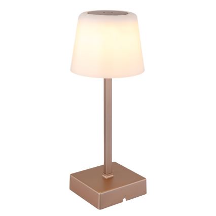 Globo - LED pritemdomas, liečiamas stalinis šviestuvas LED/2W/5V 3000/4500/6500K 800 mAh smėlio spalva