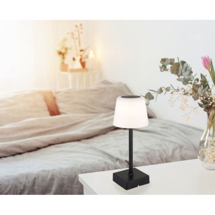 Globo - LED pritemdomas, liečiamas stalinis šviestuvas LED/2W/5V 3000/4500/6500K 800 mAh juoda