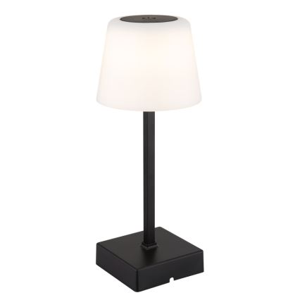 Globo - LED pritemdomas, liečiamas stalinis šviestuvas LED/2W/5V 3000/4500/6500K 800 mAh juoda