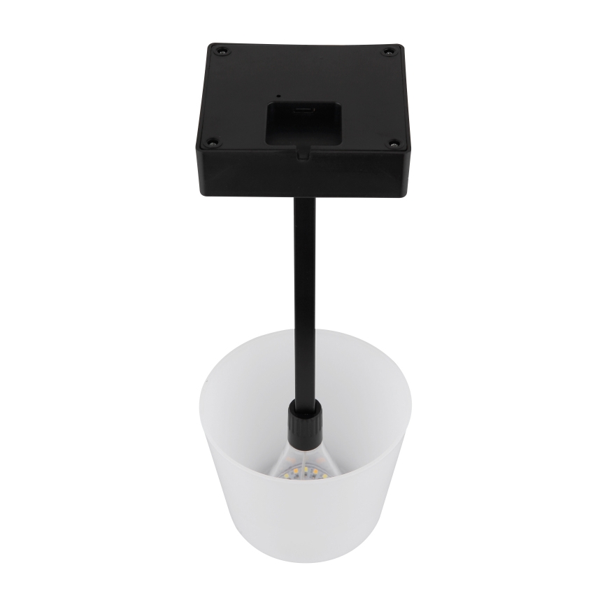 Globo - LED pritemdomas, liečiamas stalinis šviestuvas LED/2W/5V 3000/4500/6500K 800 mAh juoda
