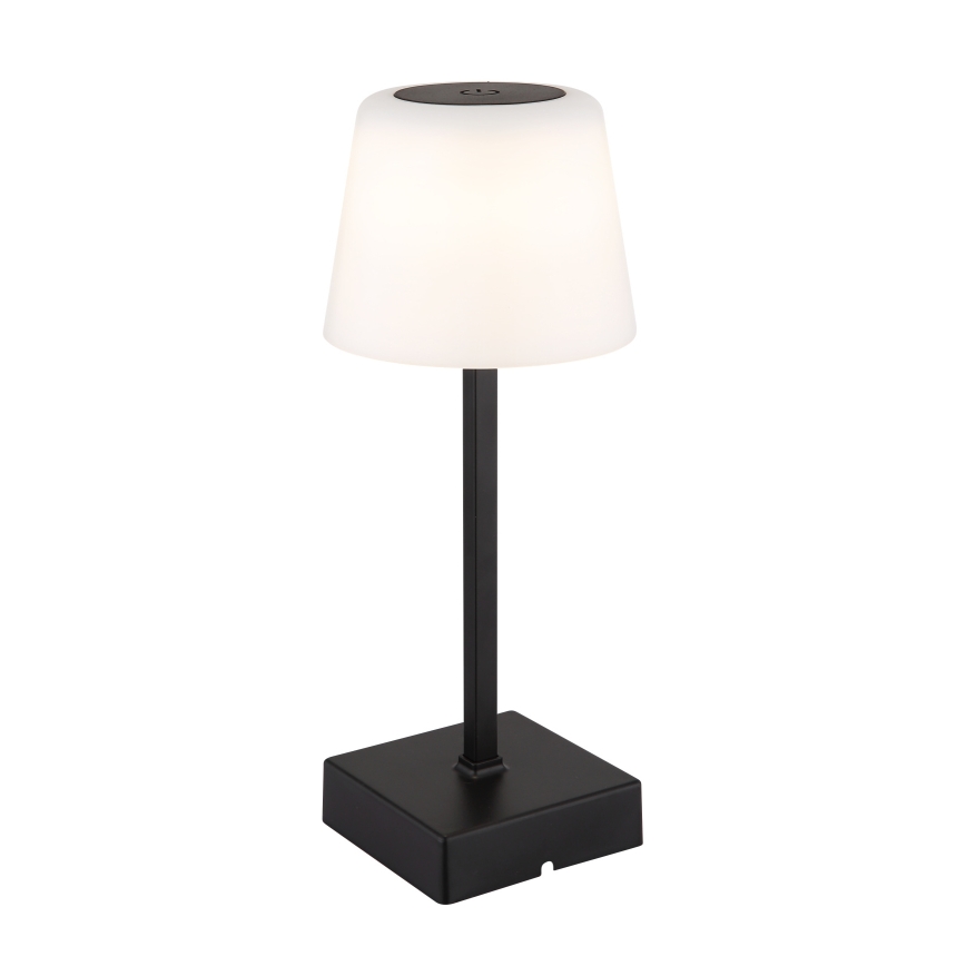 Globo - LED reguliuojama jutiklinė stalinė lempa LED/2W/5V 3000/4500/6500K 800 mAh juoda