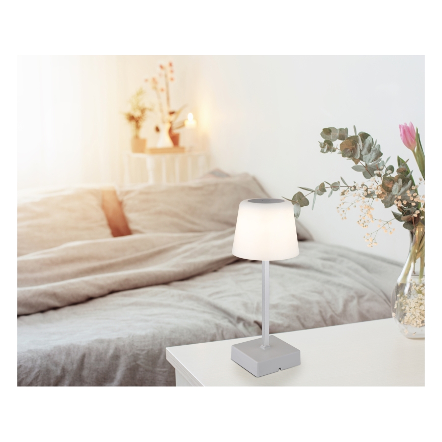 Globo - LED pritemdomas, liečiamas stalinis šviestuvas LED/2W/5V 3000/4500/6500K 800 mAh sidabras
