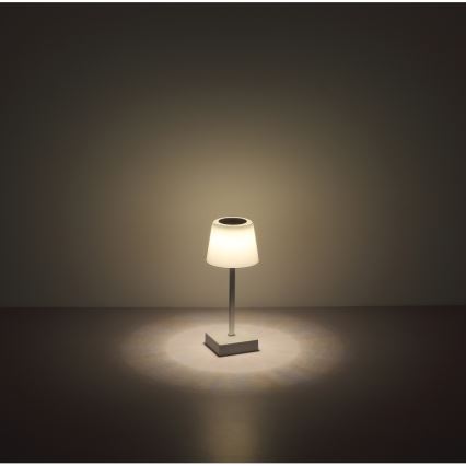 Globo - LED pritemdomas, liečiamas stalinis šviestuvas LED/2W/5V 3000/4500/6500K 800 mAh sidabras