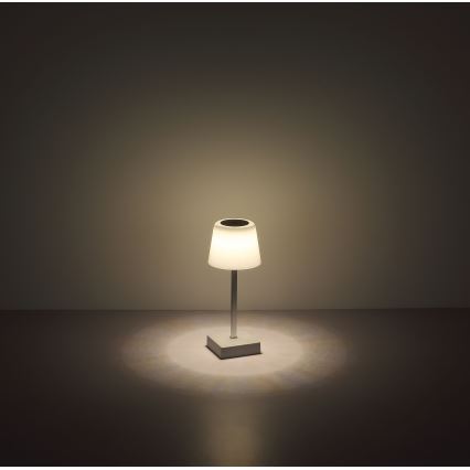 Globo - LED pritemdomas, liečiamas stalinis šviestuvas LED/2W/5V 3000/4500/6500K 800 mAh balta