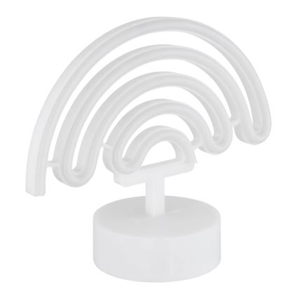 Globo - LED Neoninis stalas dekoracija LED/2W/3xAA vaivorykštė