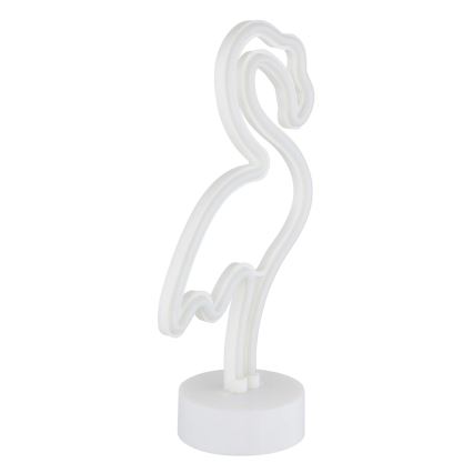 Globo - LED Neoninis stalas dekoracija LED/2W/3xAA flamingas