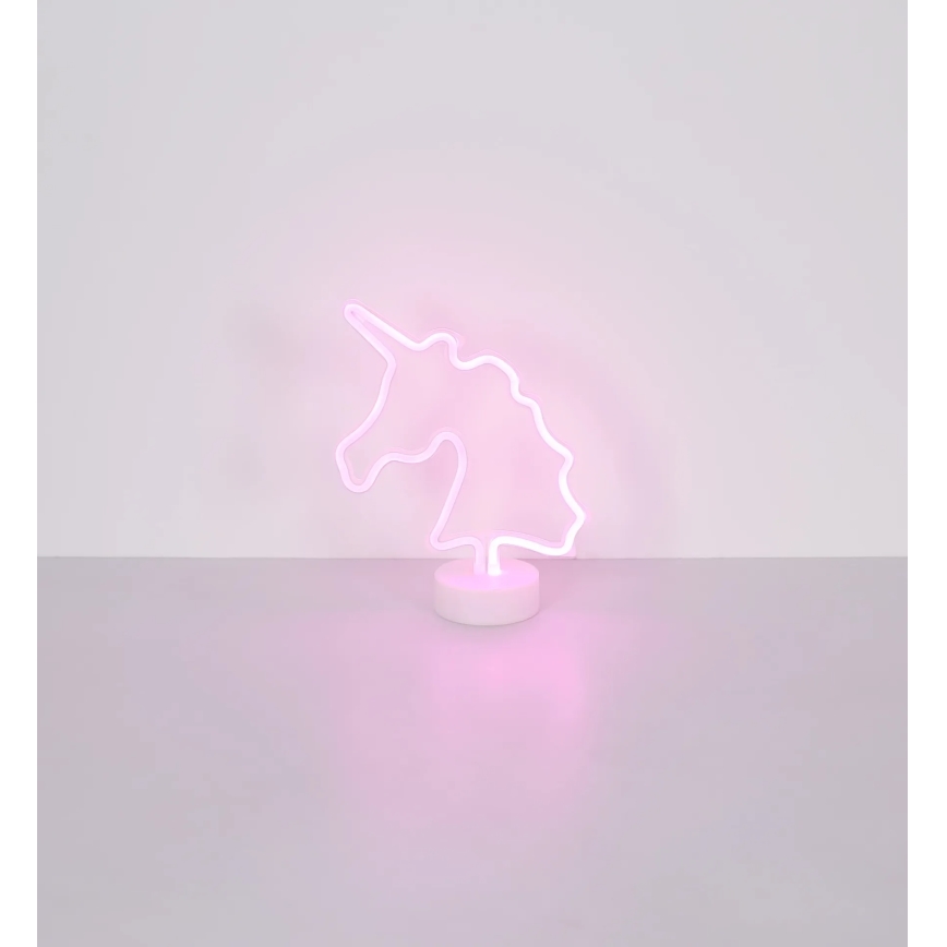 Globo - LED Neoninis stalas dekoracija LED/2W/3xAA vienaragis