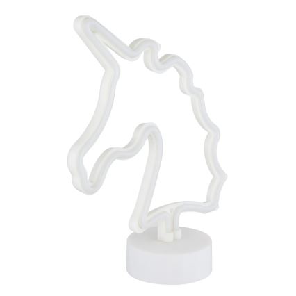 Globo - LED Neoninis stalas dekoracija LED/2W/3xAA vienaragis