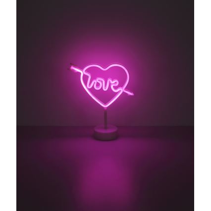 Globo - LED Neoninis stalas dekoracija LED/2W/3xAA širdis