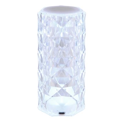 Globo - LED RGB Įkraunama jutiklinė stalinė lempa LED/0,6W/3,7V 500mAh