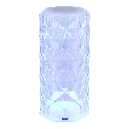 Globo - LED RGB Įkraunama jutiklinė stalinė lempa LED/0,6W/3,7V 500mAh