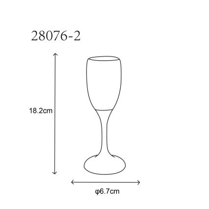 Globo - RINKINYS 2x LED taurė LED/0,06W/2xCR2032