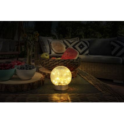 Globo - LED Dekoratyvinis įkraunamas Stalinis šviestuvas 25xLED/0,06W/5V 600 mAh IP44