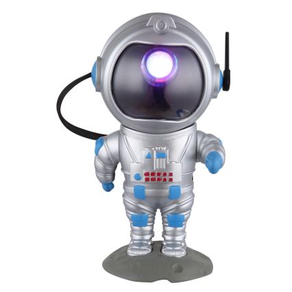 Globo - LED RGB Stalinis šviestuvas LED/4,5W/5V astronautas sidabras