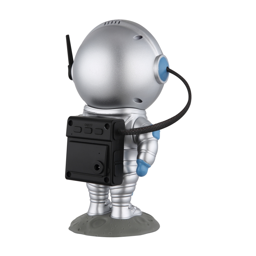 Globo - LED RGB Stalinis šviestuvas LED/4,5W/5V astronautas sidabras