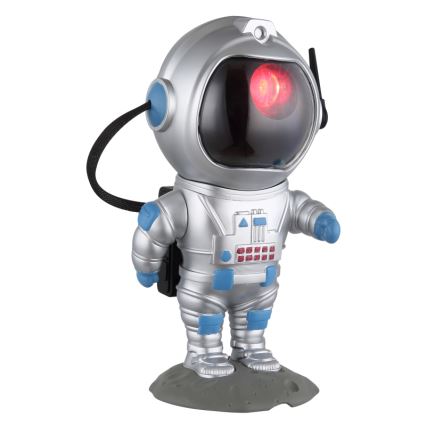Globo - LED RGB Stalinis šviestuvas LED/4,5W/5V astronautas sidabras