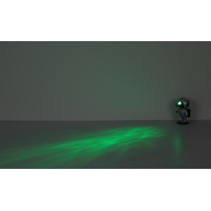 Globo - LED RGB Stalinis šviestuvas LED/4,5W/5V astronautas sidabras