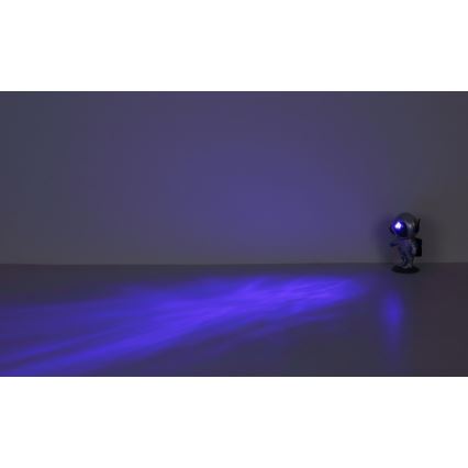Globo - LED RGB Stalinis šviestuvas LED/4,5W/5V astronautas sidabras
