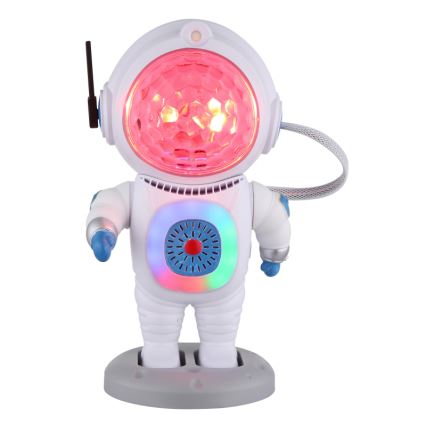 Globo - LED RGB Stalinis šviestuvas LED/6W/5V astronautas balta