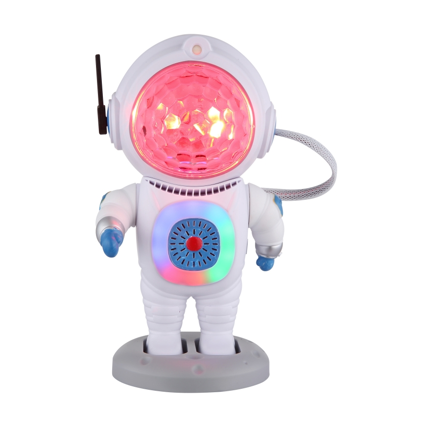 Globo - LED RGB Stalinis šviestuvas LED/6W/5V astronautas balta