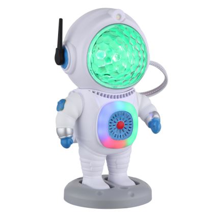 Globo - LED RGB Stalinis šviestuvas LED/6W/5V astronautas balta