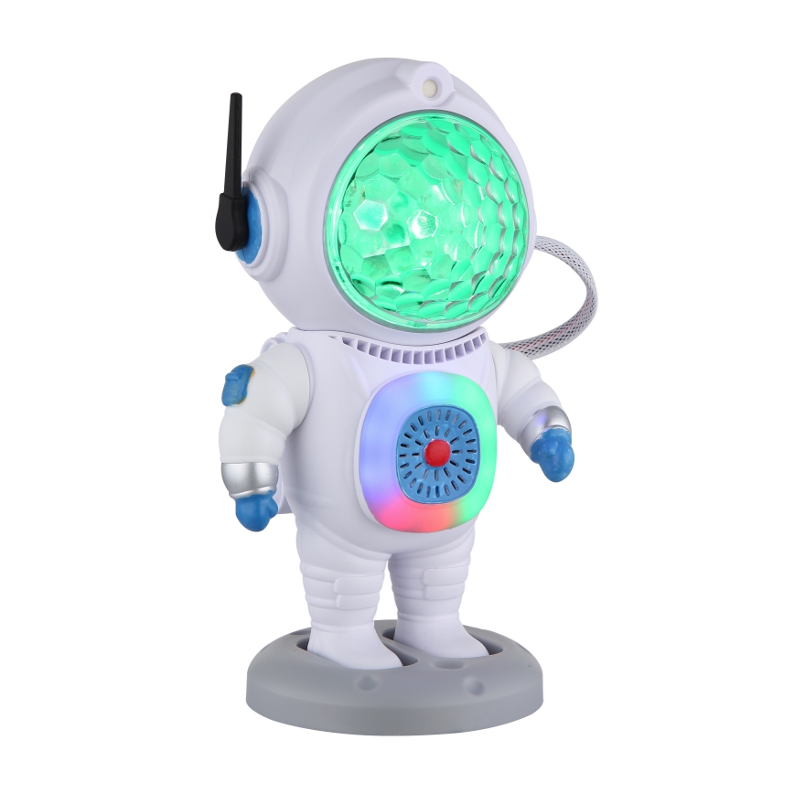Globo - LED RGB Stalinis šviestuvas LED/6W/5V astronautas balta