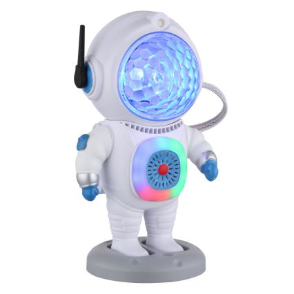 Globo - LED RGB Stalinis šviestuvas LED/6W/5V astronautas balta