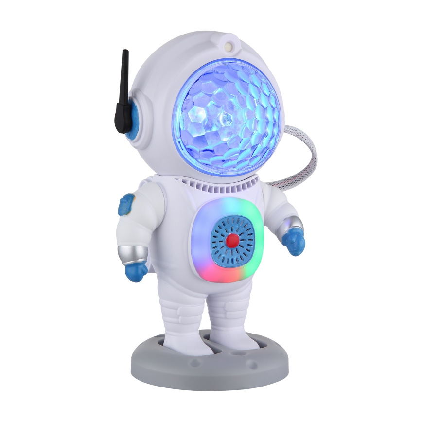 Globo - LED RGB Stalinis šviestuvas LED/6W/5V astronautas balta