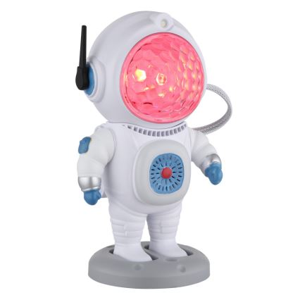 Globo - LED RGB Stalinis šviestuvas LED/6W/5V astronautas balta