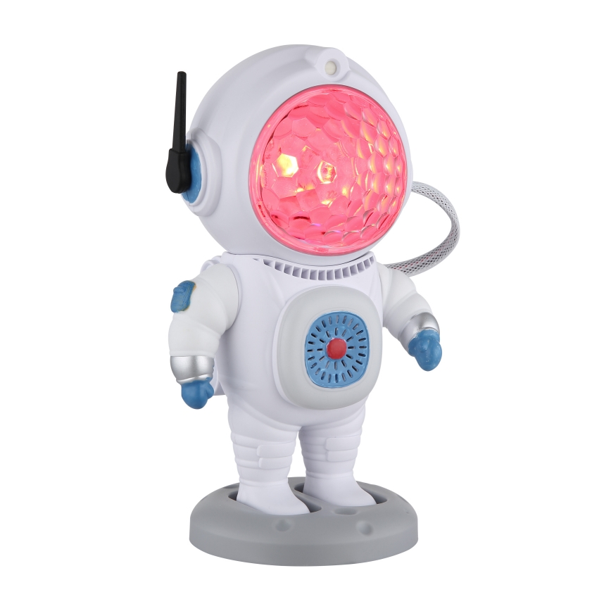 Globo - LED RGB Stalinis šviestuvas LED/6W/5V astronautas balta