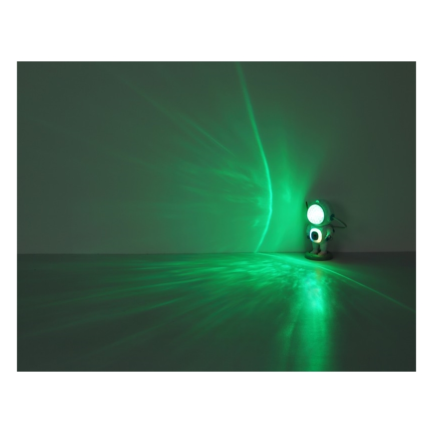 Globo - LED RGB Stalinis šviestuvas LED/6W/5V astronautas balta