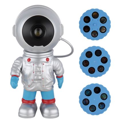 Globo - reguliuojamas LED projektorius LED/3W/5V astronautas