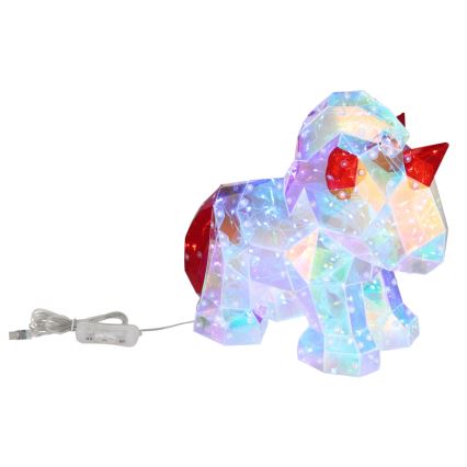 Globo - LED Stalo dekoracija LED/3W/5V USB vienaragis