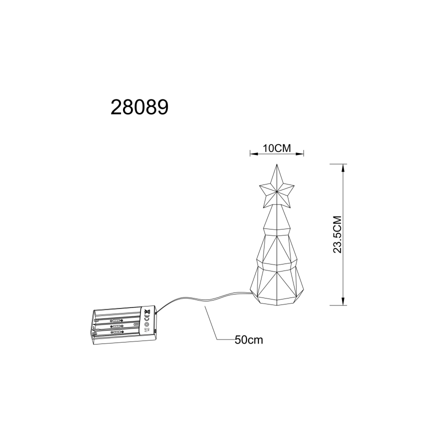 Globo - Kalėdinė LED dekoracija LED/2W/5V/3xAA